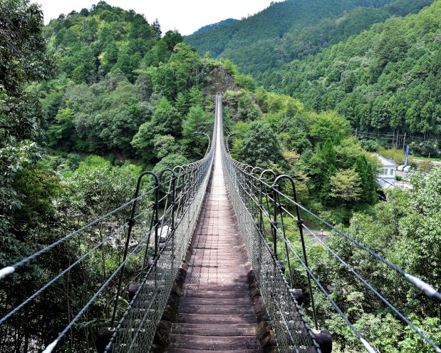 黒滝つり橋